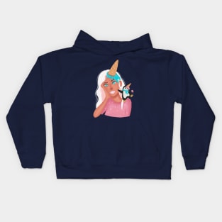 Ice cream Kids Hoodie